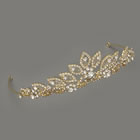 European Tiaras - Tiara 7109 Gold plated - Jewellery from the Wedding Accessory Boutique