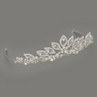 European Tiaras - Tiara 7109 Silver plated - Jewellery from the Wedding Accessory Boutique