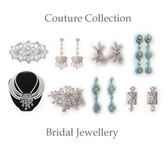 Couture Wedding Jewellery at The Wedding Accessories Boutique - Every piece is originally designed, the hand made collection is made using only the finest components