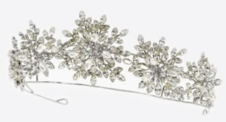 Tiaras, Headdresses & Hair Accessories for Weddings, Special Occasions & Evening Wear from Wedding Acccessories Boutique Laleham nr Shepperton Middlesex 