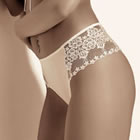 Parysa White Thong - Beautiful lingerie for the Bride on her Wedding day and to look stunning on her honeymoon -  code:- Gloucestershire