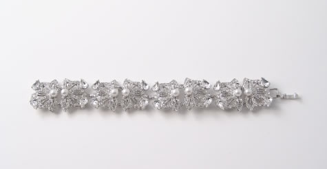 Astor Pearl Bracelet - Bridal / Evening Wear - Couture Jewellery Collection from the Wedding Accessory Boutique