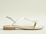 Flat Heel Shoes 'Mauritius' side view - Beautiful Wedding Shoes & Evening Shoes by Augusta Jones - from Wedding Accessories Boutique online shop for Suffolk