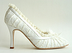 Parisienne Shoes side view - Beautiful Wedding Shoes & Evening Shoes by Augusta Jones - from Wedding Accessories Boutique online shop for Essex