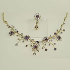 French Tiaras & Jewellery - Davina Necklace & Earrings 401 from the Wedding Accessories Boutique