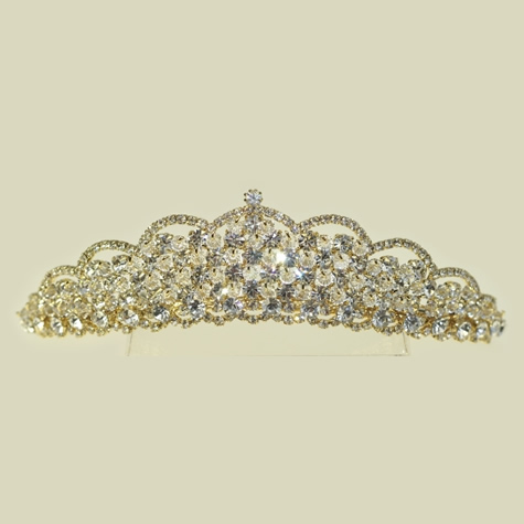 French Tiaras & Jewellery - Coco Tiara Silver or Gold - from Wedding Accessories Boutique online Shop for Tenterden Kent