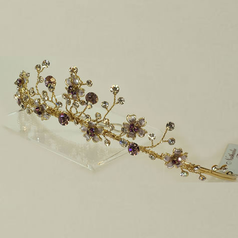 French Tiaras & Jewellery - Davina Taiara T463 - from Wedding Accessories Boutique online Shop for Maidstone Kent