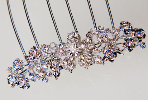 Canadian Tiaras & Jewellery - Swarovski Crystal Comb 9174l - Wedding / Special Occasions / Evening Wear Jewellery & Tiaras from the Wedding Accessories Boutique - Oxfordshire section